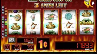 REELS O' DUBLIN Video Slot Casino Game with a 