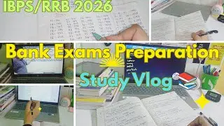 Day 18/21✅ Banking Aspirant Study Vlog 📚 | Target IBPS/RRB 2026 ✨ @FocusDiariesStudy #ibps #rrb 