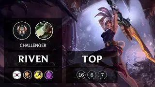 Riven Top vs Vladimir - KR Challenger Patch 9.1