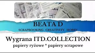 Wygrana ITD.Collection ♥ Floral Shabby Chic 2025 ♥ papiery ryżowe @itdcollection #itdcollection