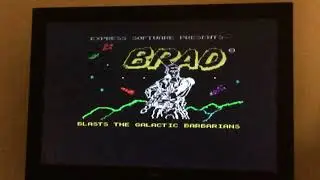 ZX Spectrum / Brad Blasts the Galactic Barbarians 9,900 (Walkthrough / Completed)