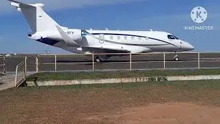 Embraer Praetor 600 no aeroporto de Marília 