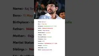 Famous Actor Raj Tarun Biography #shortvideo #shorts #viralvideo #trending #trendingshorts #short