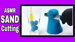 My First Sand Cutting ASMR | Sand Cutting ASMR | No Talking