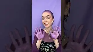 Trying out purple hair wax #hair #grwm #purplehaircolor