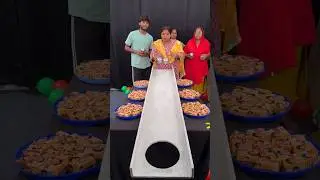 2 Steel Ball roll Get Parle biscuits Family Challenge #shorts #game