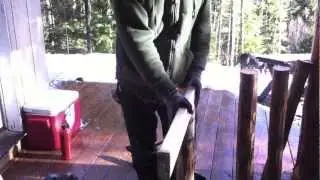 Wilderness Off Grid Cabin February update - Countertop & Thief Update