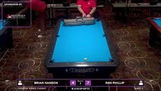 BRIAN HANSON vs REN PHILLIP - WBCA 9 BALL 2025 - TABLE 4 | EvoSports