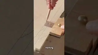 How to Draw a Perfect Straight Line on Wood ✏️📏 (Woodworking Accuracy Hack)