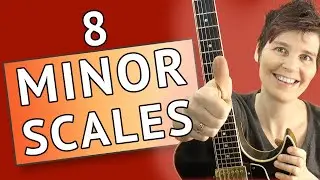 8 Minor Scales Guitar Lesson & Licks - Jazz Guitar Minor Scales Tutorial