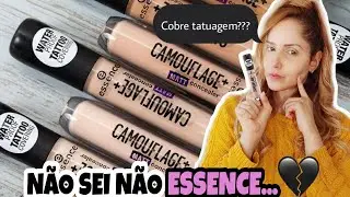 RESENHA COMPLETA DO CAMOUFLAGE + MATT CONCEALER DA ESSENCE!