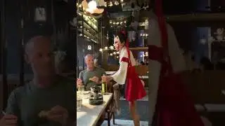 Ninja Asian Waitress😮😳😍😍 #shorts #ninjagirls