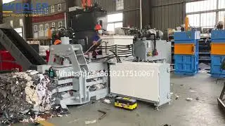 SKBALER Horizontal Textile Baler for Efficient Fabric Waste Recycling - China Made