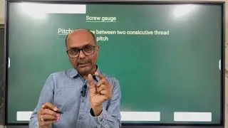 in screw gauge  how to measure Pitch?