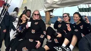 MicroAcquire goes sailing with Bay Lights Charters aboard the tall ship Gas Light on SF Bay