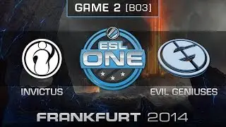 Invictus Gaming vs. Evil Geniuses - Grand Final Map 2 - ESL One Frankfurt 2014 - Dota 2