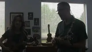 Mich and Ron Photograph Cover #PyromaniaCover2024 #UkulelesRock