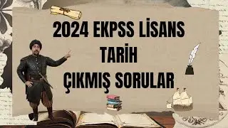 2024 EKPSS LİSANS TARİH ÇIKMIŞ SORULAR #kpss #yks #ekpss #ales #dgs 