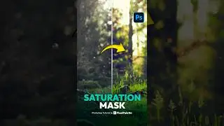 Proper way of Color Saturation in #photoshop #shorts