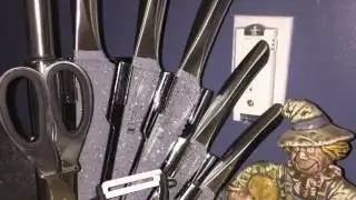 Imperial Collection Stainless Steel Kitchen Knife 9 Piece Set UNBOXING REVIEWS