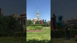 Alexander Hamilton Statue Re-installation in Lincoln Park