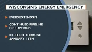 Wisconsin energy emergency order extended