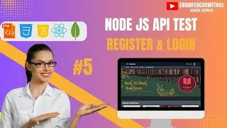 Register and Login Api Test || reactjs projects for beginners in hindi ||  #react #coding