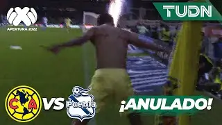 &iexcl;Festeja a lo CR7 y anulan su gol! | Am&eacute;rica 4-1 Puebla | Liga Mx AP2022 - Cuartos | TUDN