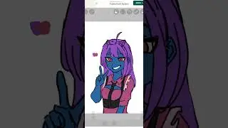 Random colors (pixel noise) pt 4!  Remember this song?? #anime #ibispaintx #art #shorts