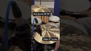 Beyerdynamic MC 930 & Zildjian Fat Hats #beyerdynamic #zildjian #drumrecording #strajkstudios