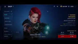 Marvel Future Revolution:: Black Widow Costume Draw