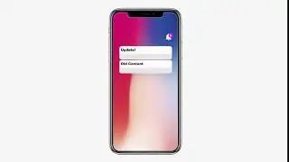 iPhone X Notifications Motion Graphic Practice (Personal project)