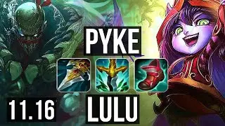 How to lane against Pyke as Lulu and other enchanters. Challenger Analysis