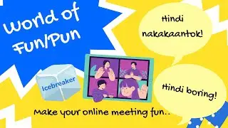 World of Fun/Pun: Guess the word base on the picture/s and category | Zoom Meeting