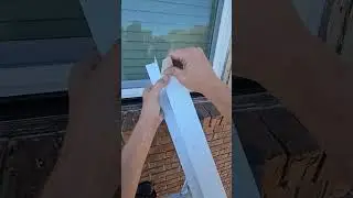 Wrapping Replacement Window In Aluminum 