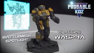 BattleTech BattleMech Spotlight - Classics Wasp 1A