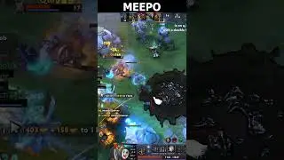 💀 Meepo RAMPAGE with INSANE Micro Skills! 🔥#shorts #dota2 #meepo #rampage #akarasdota2