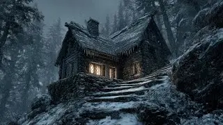 Cozy Snowbound Celtic Cottage | Medieval Winter Ambience for Deep Rest
