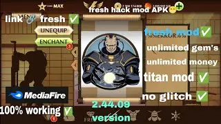 Shadow Fight 2 MOD APK v2.44.09 | Titan Boss Unlocked + Unlimited Gems 💎🔥