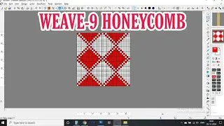Types of Weaving - how to make honeycomb weave - HONEYCOMB WEAVE | Textile Design | JACQUARD DESIGN