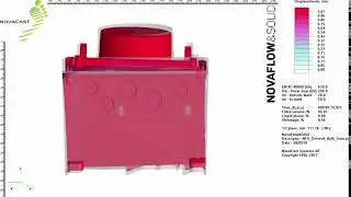 NovaCast customer case: NFO Drives - Video of exaggerated displacement of an aluminum casting part
