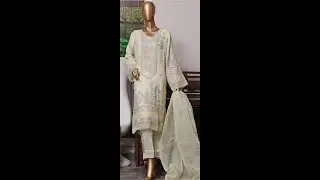Formal Chiffon 3Pice Stithed Collection by BinSaeed