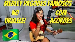 MEDLEY || PAGODES Famosos no UKULELE! Parte 2 || por Fernanda Gomes