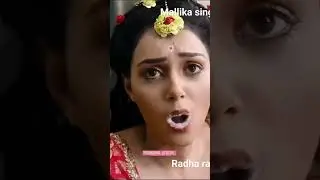 Mallika Singh makeup on radhakrishnan set / Radha Rani makeup
