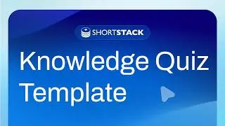 Knowledge Quiz Template