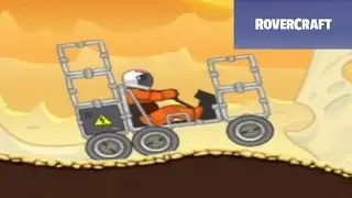 СТРОИМ МАШИНУ И ПЫТАЕМСЯ ДОЕХАТЬ НА БОЛЬШЕЕ РАСТОЯНИЕ В ИГРЕ ROVERCRAFT #2