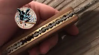 Friction Folder Knife Build With File Work