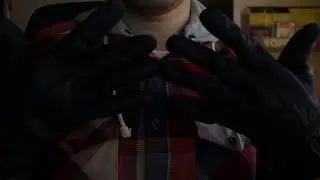ASMR Black Gloves