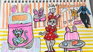 🎀Paper Diy🎀Judy&rsquo;s Room &hellip;.. Tutorial/ No music paper play