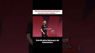 W&uuml;rdest du Alexandra Hermann von den Linken w&auml;hlen❓#politik #deutschland #regierung